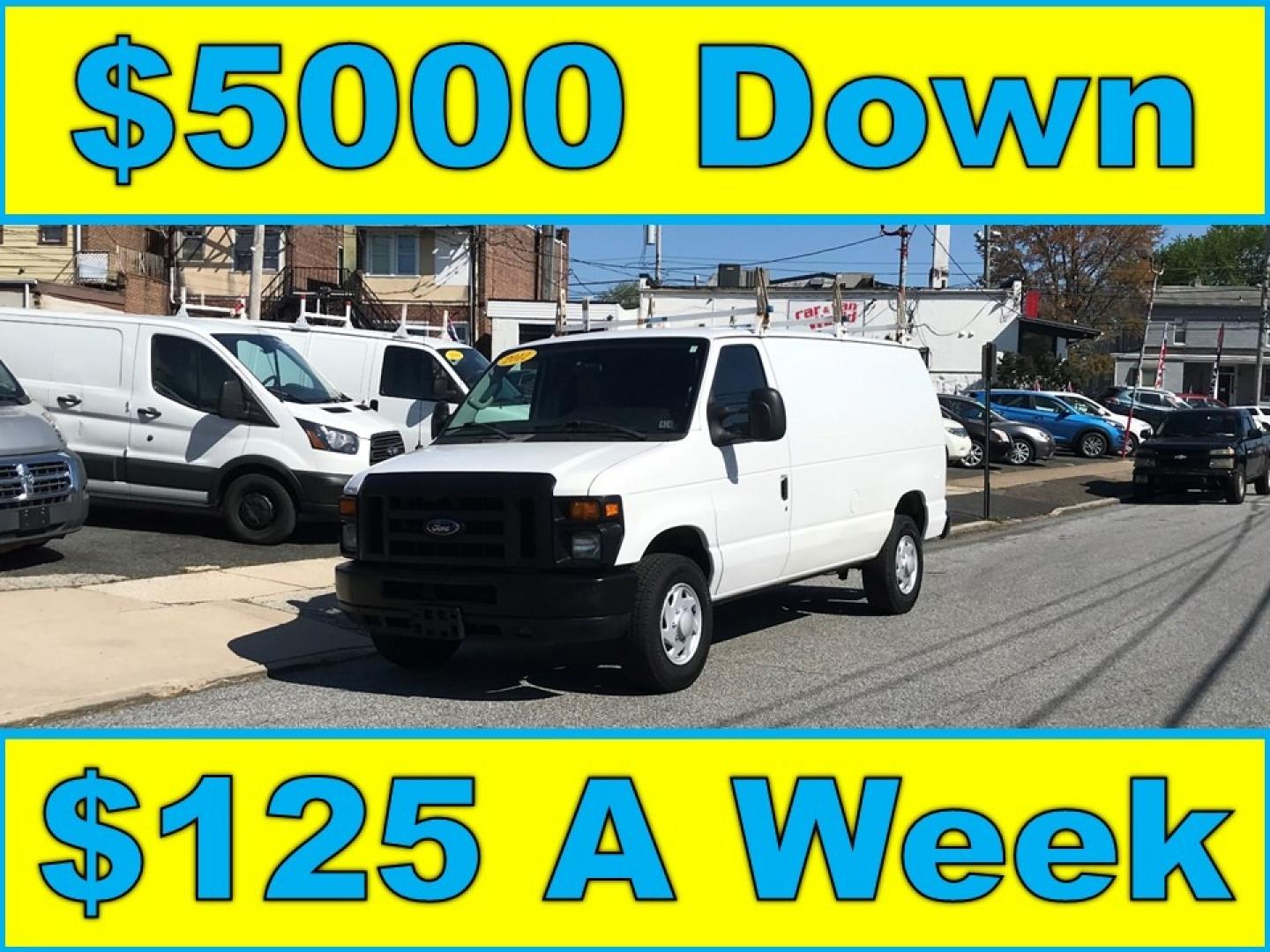 2012 White /Gray Ford Econoline E350 350 (1FTSE3EL4CD) with an 5.4 V8 engine, Automatic transmission, located at 577 Chester Pike, Prospect Park, PA, 19076, (610) 237-1015, 39.886154, -75.302338 - Photo#0